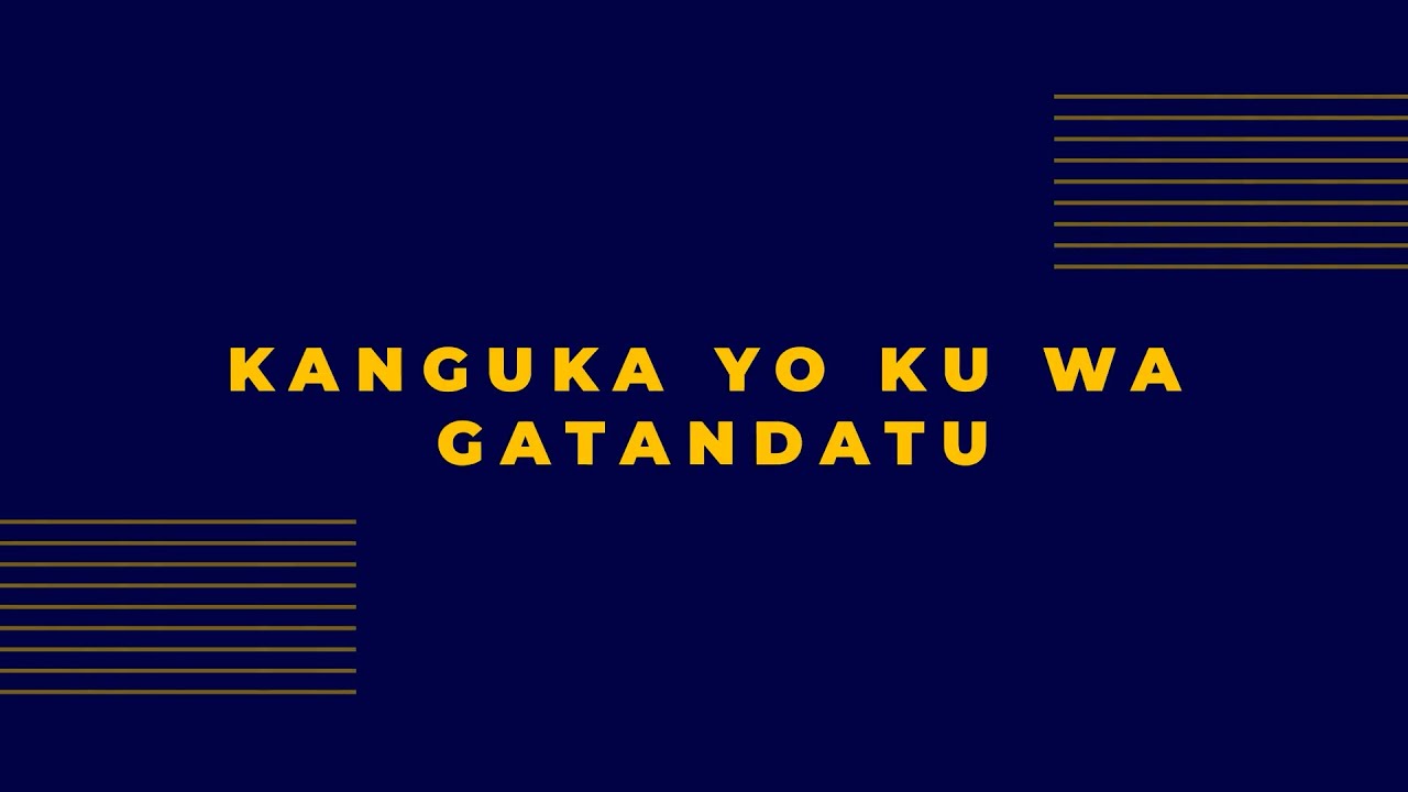 KANGUKA YO KU WA GATANDATU 04/05/2024 par Chris NDIKUMANA