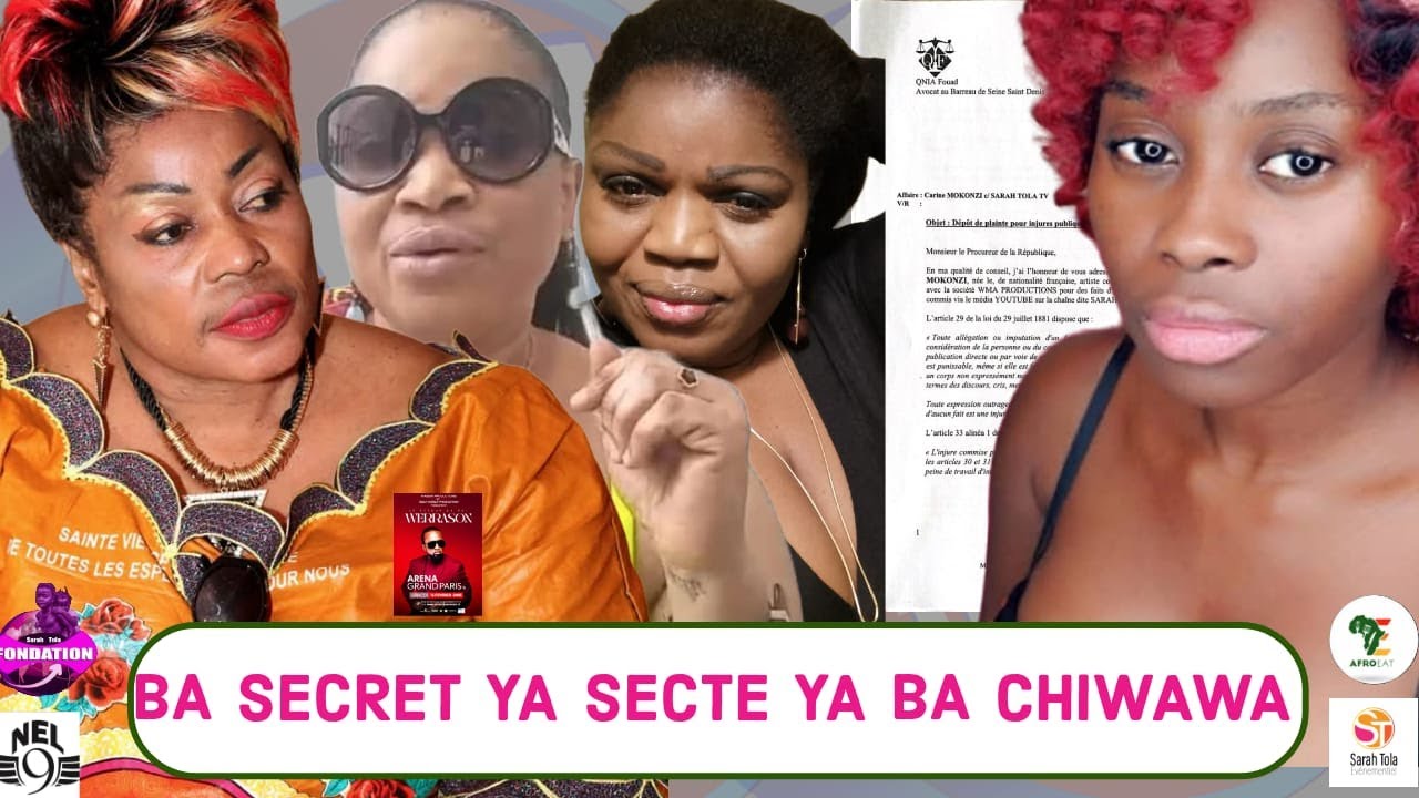 BANA MEMBRES BAZO BIMISA BA SECRET YA KINDOKI YA LA CHINE MAMAN SYLVIE NA MÈRE FASHIONE ANNE