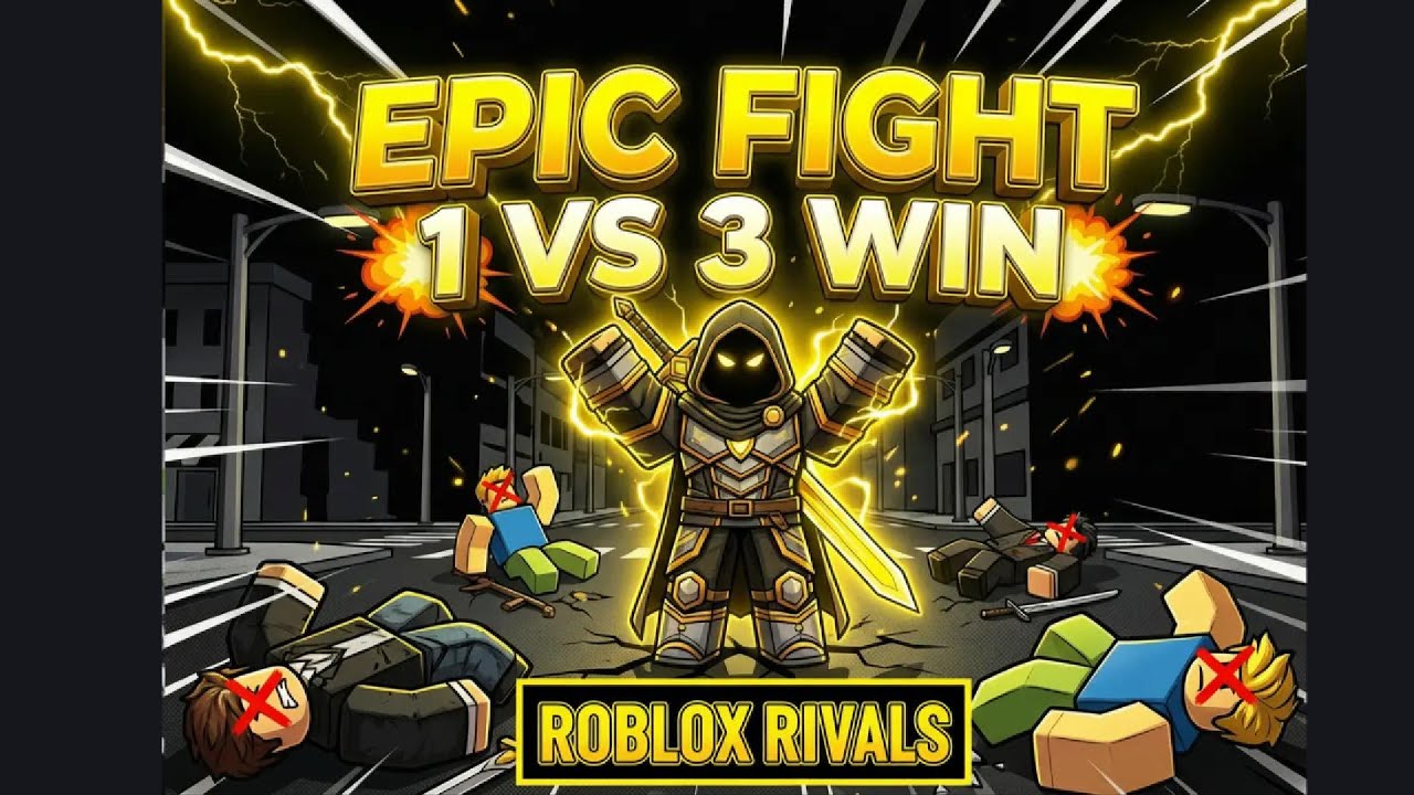 How I Won 1v3 in Roblox Rivals ⚔️ (Pro Movement & Aim Guide) 📈👑