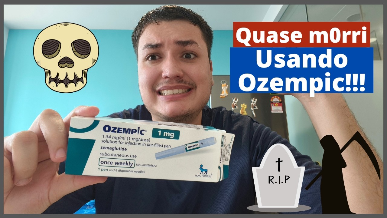 TOMEI OZEMPIC SEM ORIENTAÇÃO MÉDICA E QUASE FUI DE ARRASTA PRA CIMA! | Tome muito cuidado!!!