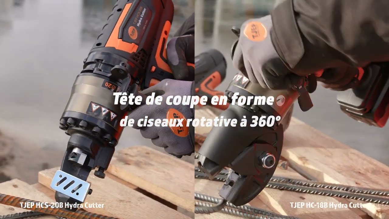 Cisailles hydrauliques TJEP &ndash; Testez les toutes nouvelles cisailles hydrauliques TJEP !