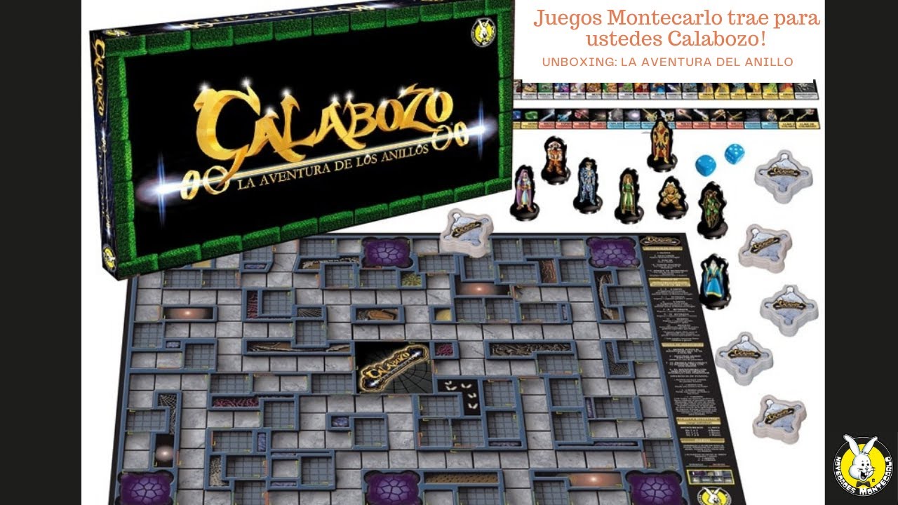 Unboxing Juego de Mesa: La aventura de los anillos por Montecarlo