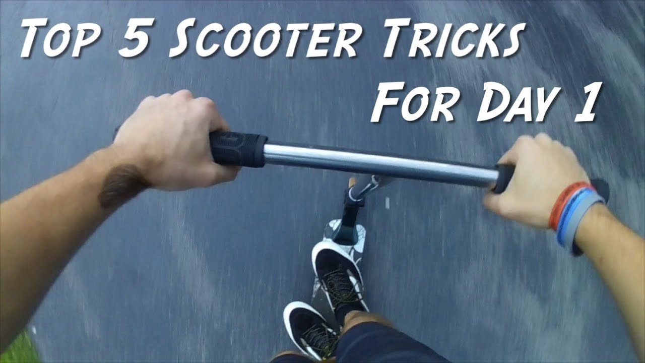 The 5 EASIEST Scooter Tricks For Beginners