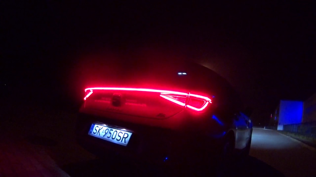 2020 SEAT Leon 4 LED lights TEST świateł LED