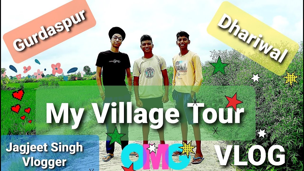 Bharoia Village, Dhariwal, Gurdaspur | My Village Tour | Village Life of Punjab | Pind Life | VLOG