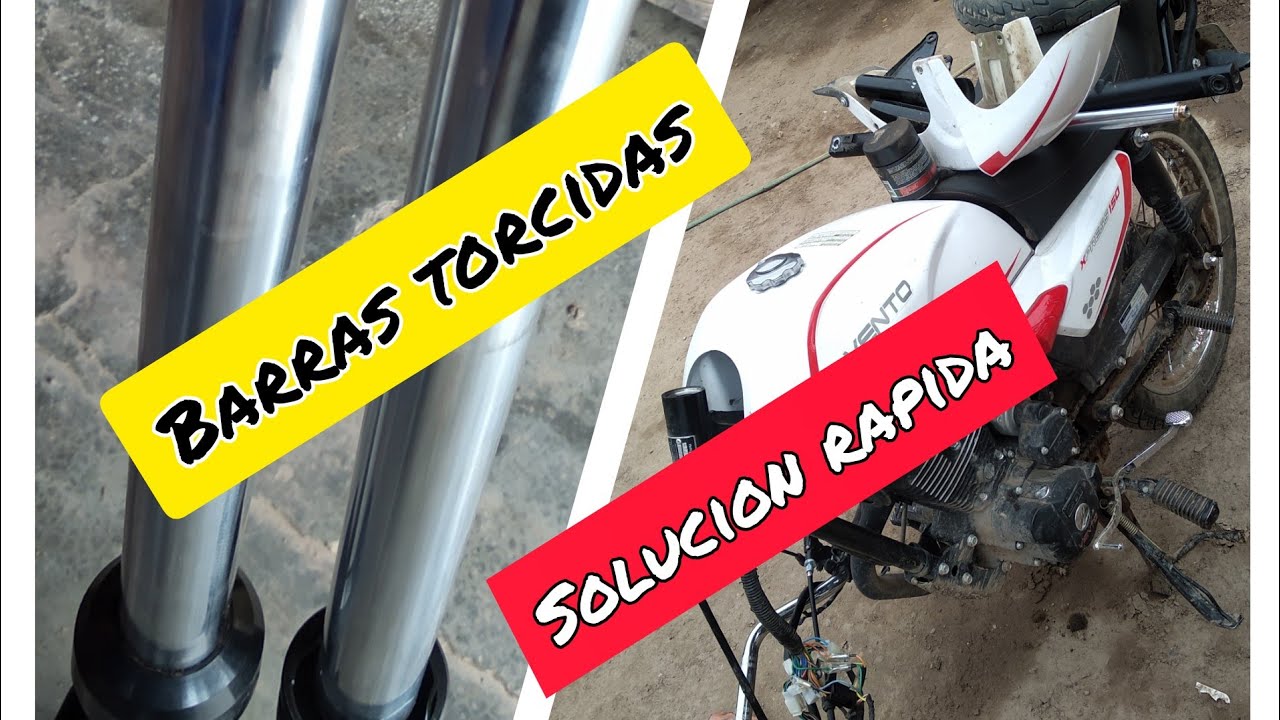 Como enderezar barras de moto