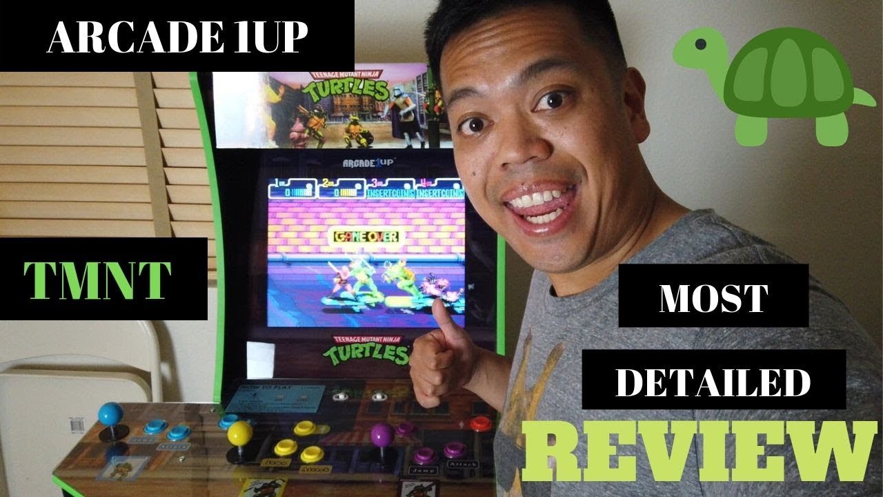 Teenage Mutant Ninja Turtles Arcade 1up Detailed Review