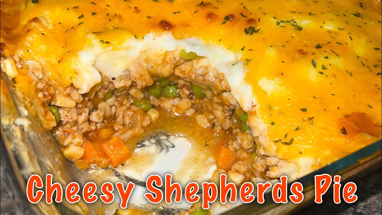 Cheesy Shepherds Pie w/ Ground Turkey