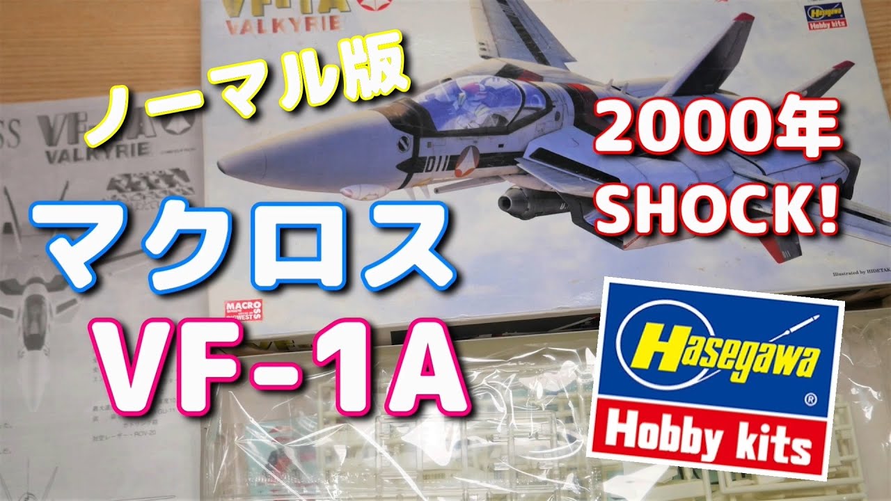 ノーマル版 ハセガワ 1/72 VF-1A バルキリーの開封と注意点と素組みの件