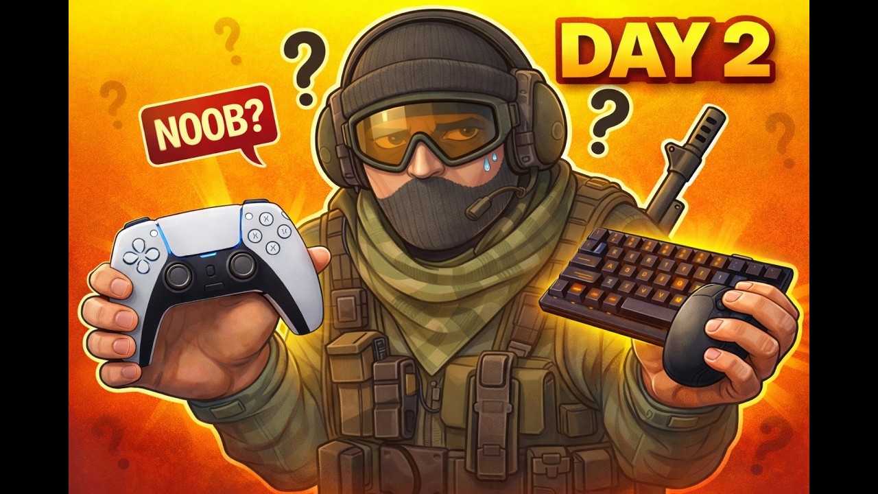 Console player tries keyboard and mouse day 2