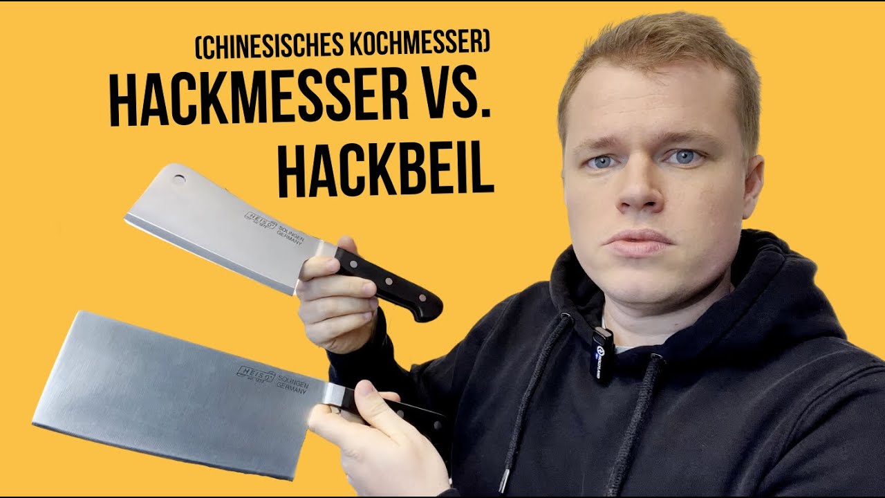 Hackmesser (chinesisches Kochmesser) vs. Hackbeil - was ist der Unterschied?