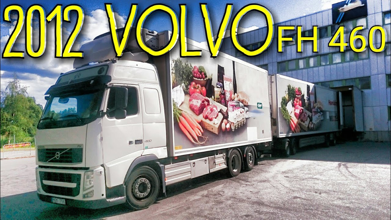 Big Volvo FH 460 + Trailer Reversing & driving. Älvsjö, 18 july vlog 2017. tomtom gps