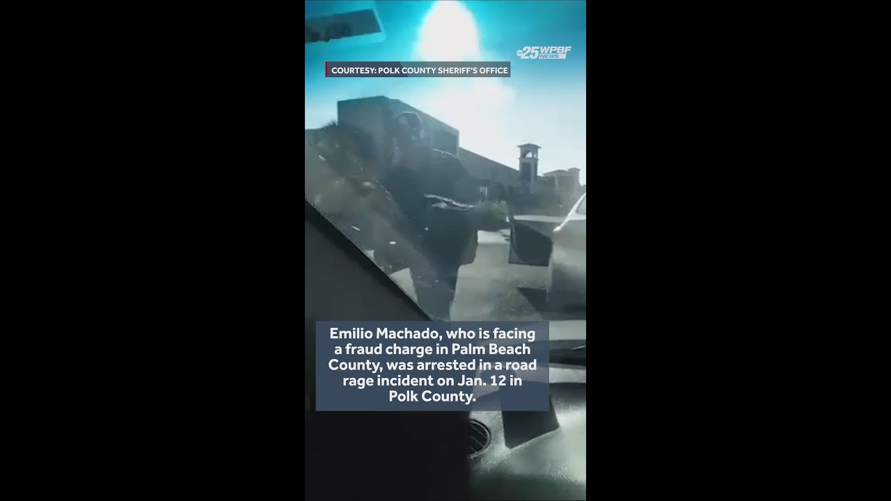 Victim records Emilio Machado in road rage incident in Polk County