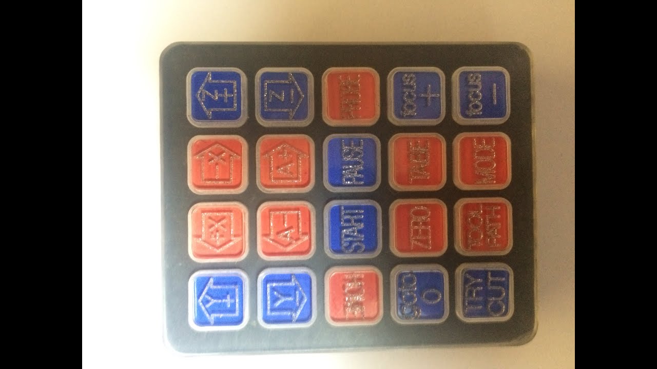 controle remoto CNC  prototipo 20 funções,placa standalone  DDCS4 V3.1