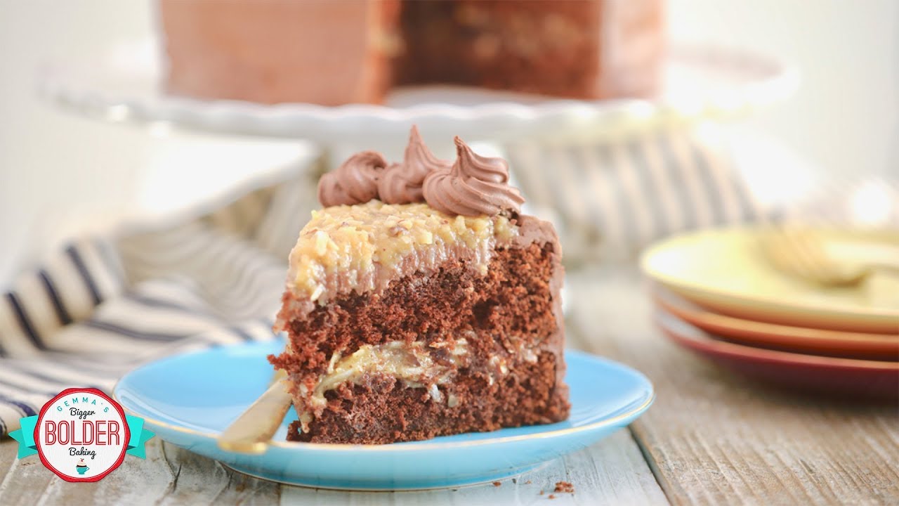Rich German Chocolate Cake Recipe | Gemma's Bigger Bolder Baking