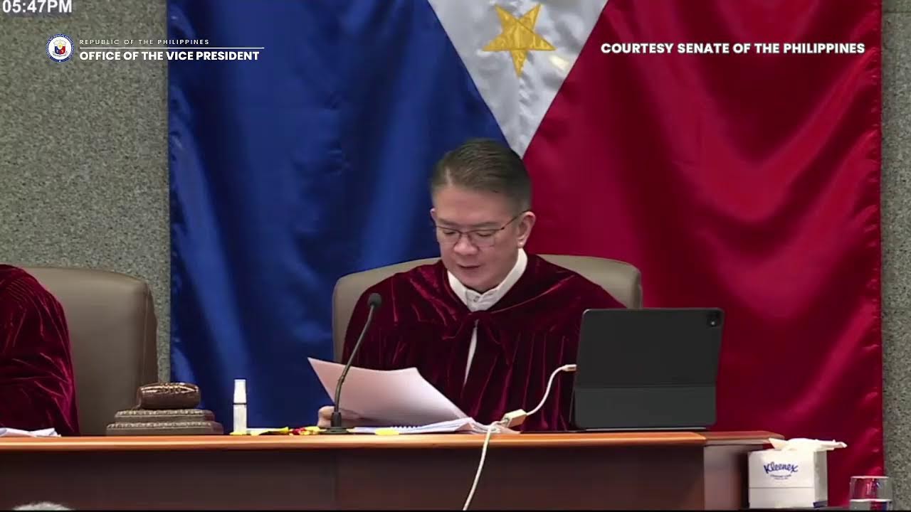 Day 7 of Impeachment Trial of Vice President Sara Duterte | July 20, 2026