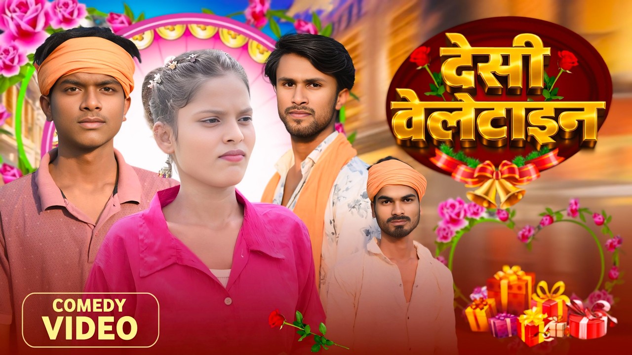 देसी वैलेंटाइन | DESI VALENTINE | BHOJPURI COMEDY | DEHATI COMEDY | BHOJPURI SONG | SUNNY SAJANWA SS
