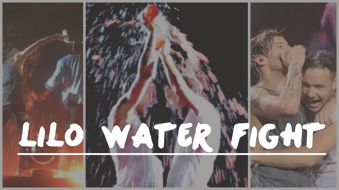 Liam & Louis ||  Lilo Water fight Compilation OTRAT