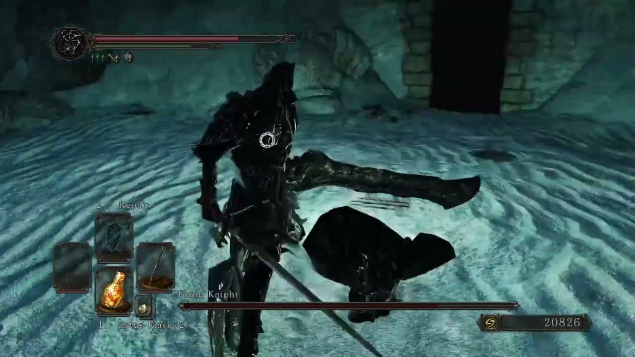 Fume Knight - first playthrough winning attempt