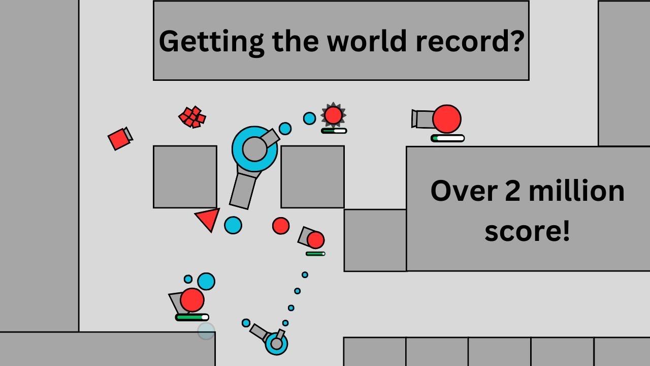 Over 2 million score! Getting a world record Arras.io Auto Assassin gone wrong.
