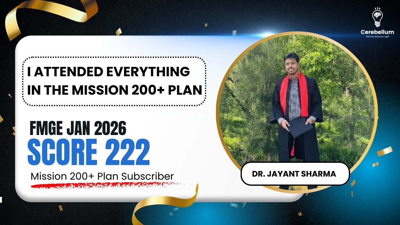 I attended everything in the MISSION 200+ Plan | Dr. Jayant Sharma