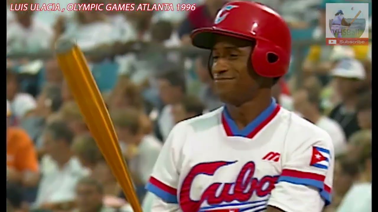 Luis Ulacia un gran primer bate - FINAL CUBA-JAPON, Olimpiada Atlanta 1996