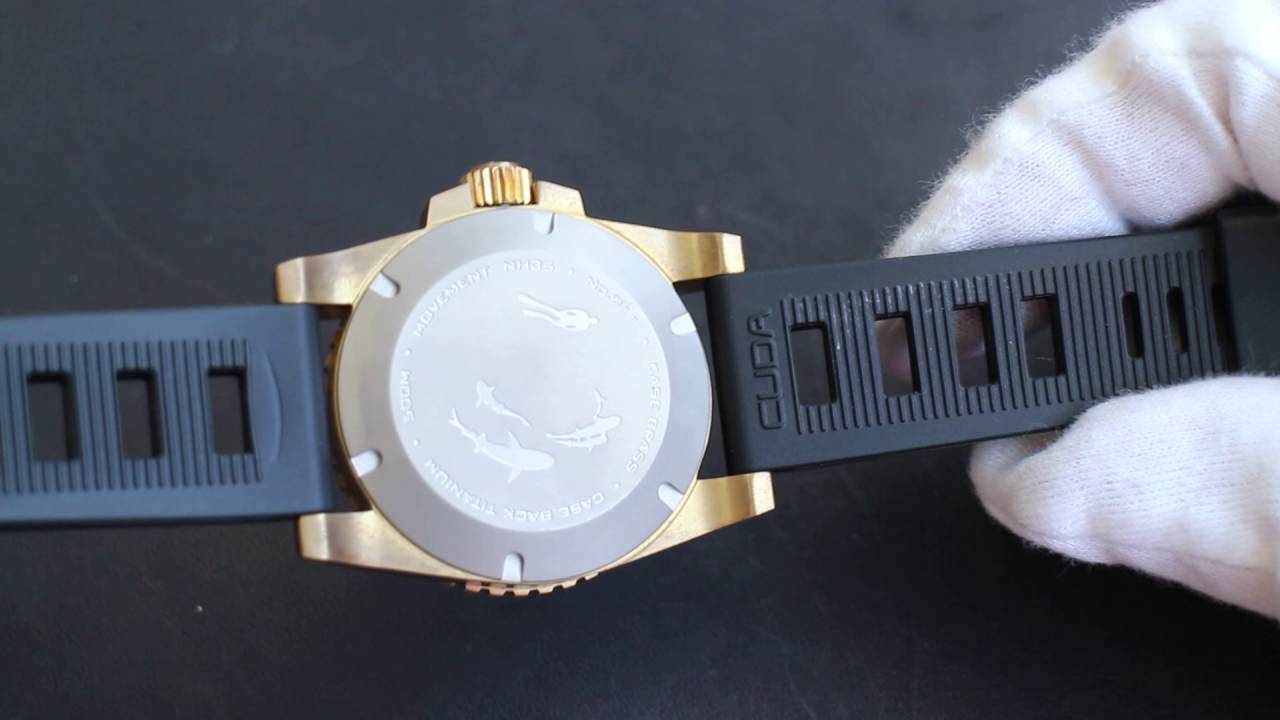 Helson Shark Diver in Brass