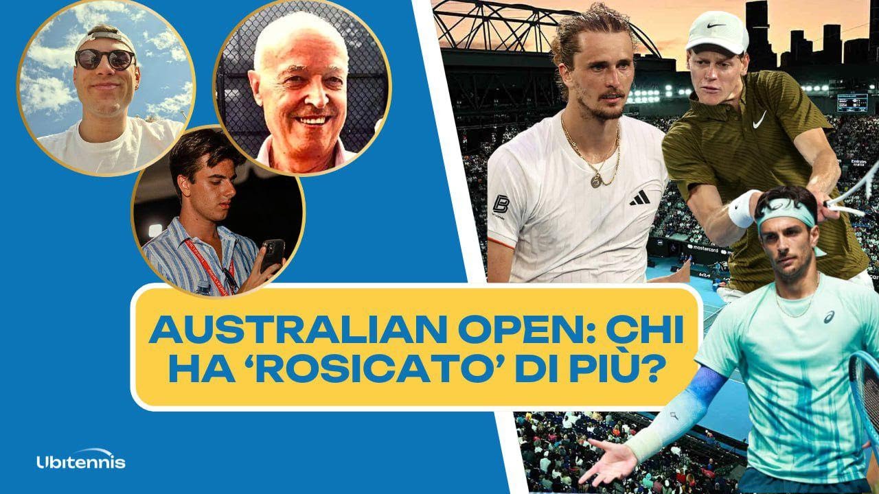 Chi 'rosica' di più tra Zverev, Sinner e Musetti dopo l'Australian Open?
