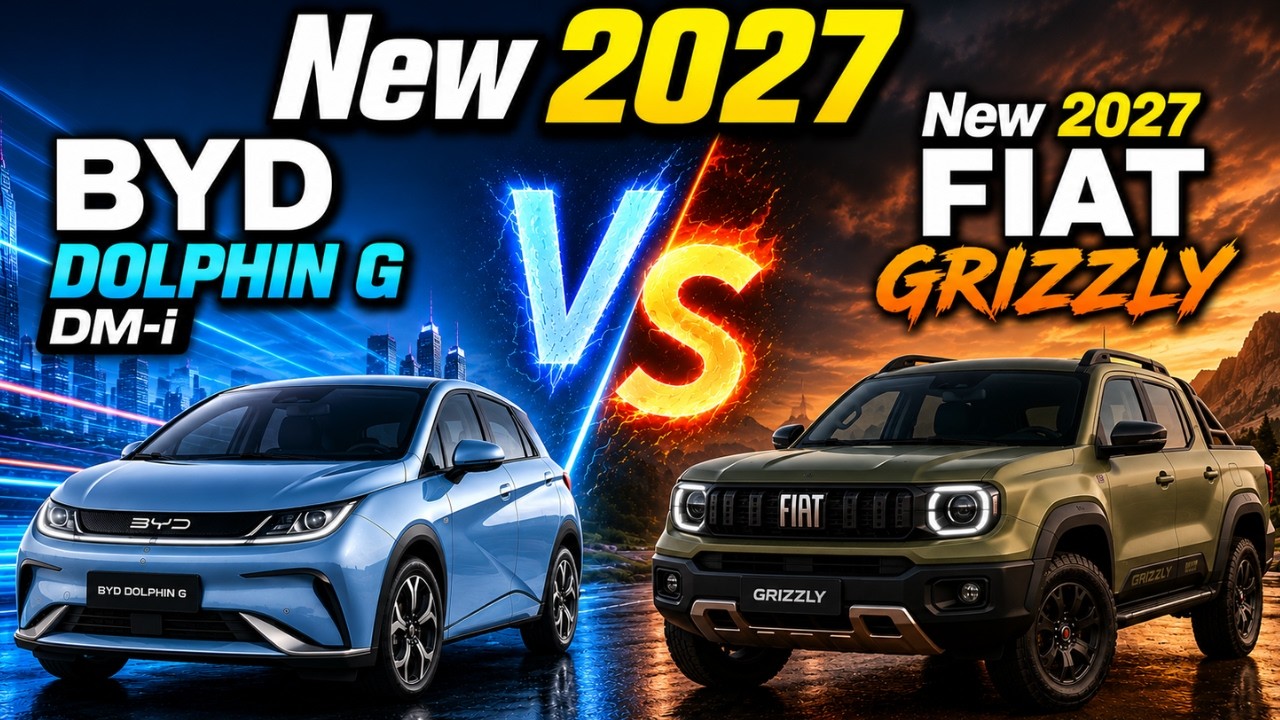 Comparing the New BYD Dolphin G DM-i Vs  Fiat Grizzly 2027 Models Comparison details