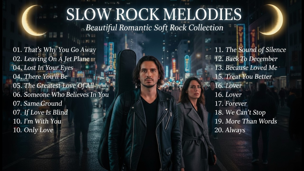 Slow Rock Music Collection – Beautiful Romantic Soft Rock Ballads