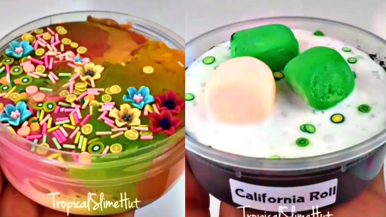 Satisfying Slime Compilation-ASMR Slime Video