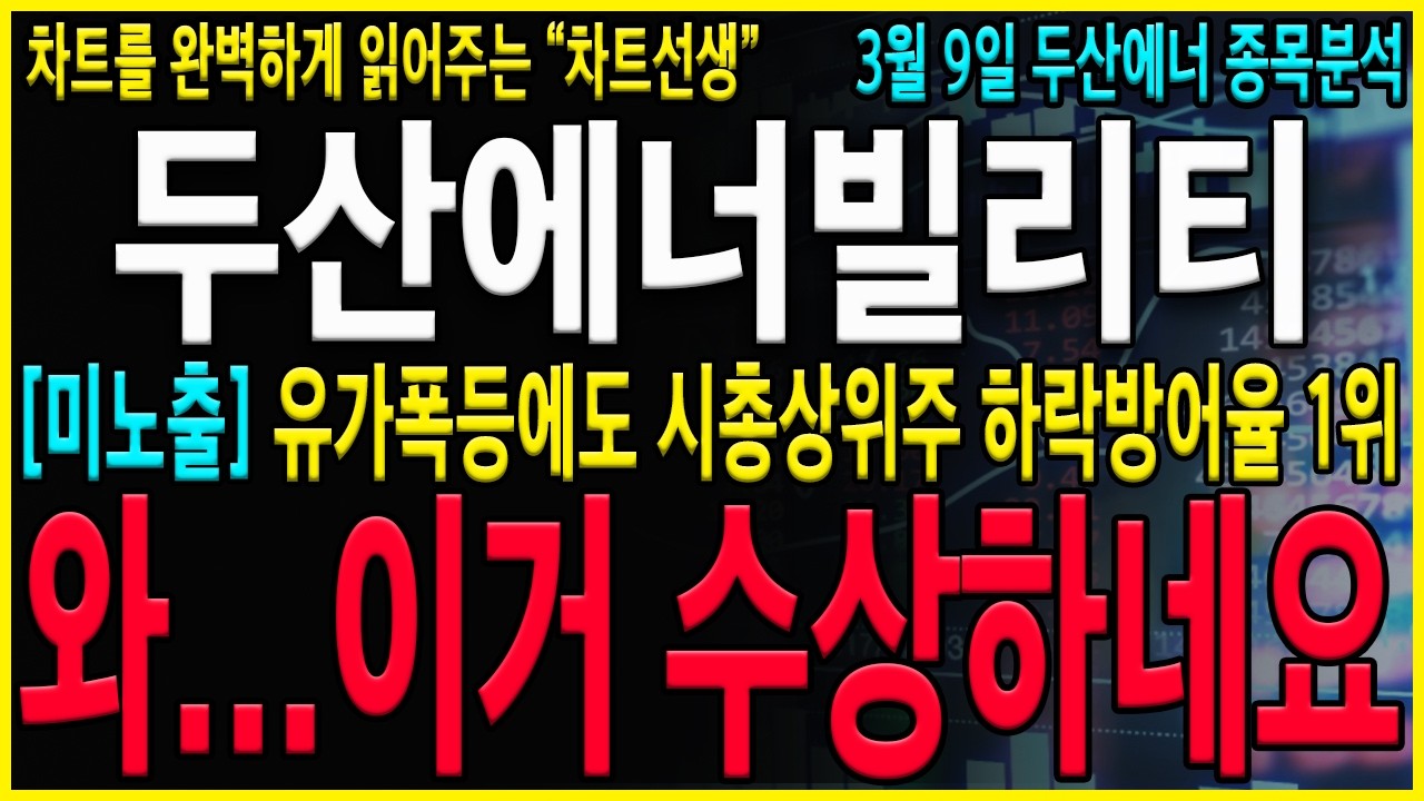 [두산에너빌리티 주가 전망] 