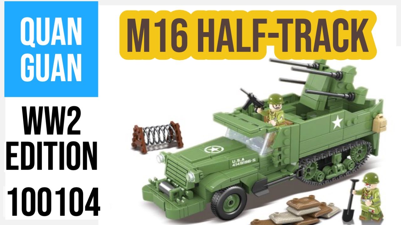 General Jim's /Quan Guan 100104 M16 Half Track Air Defense Vehicle World War 2 Speed Build