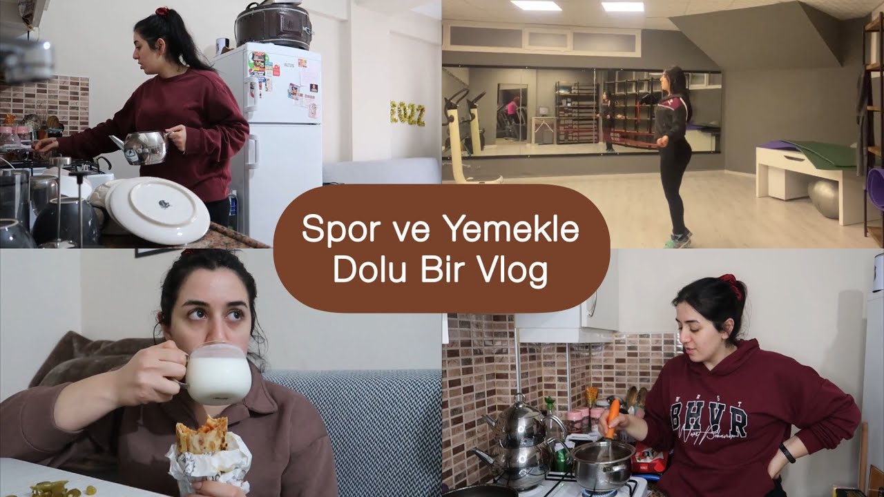 Sporda Yaparım Yemek de Yerim  | VLOG, Yeni İşim  ,Ev Halleri 2022