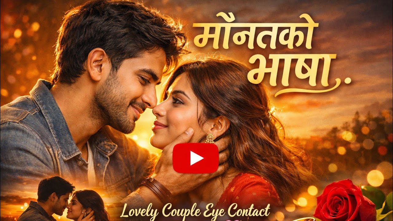 Maunata ko Bhasha || मौनताको भाषा 💕 || Lovely Couple Eye Contact || Deep Love Romantic Song