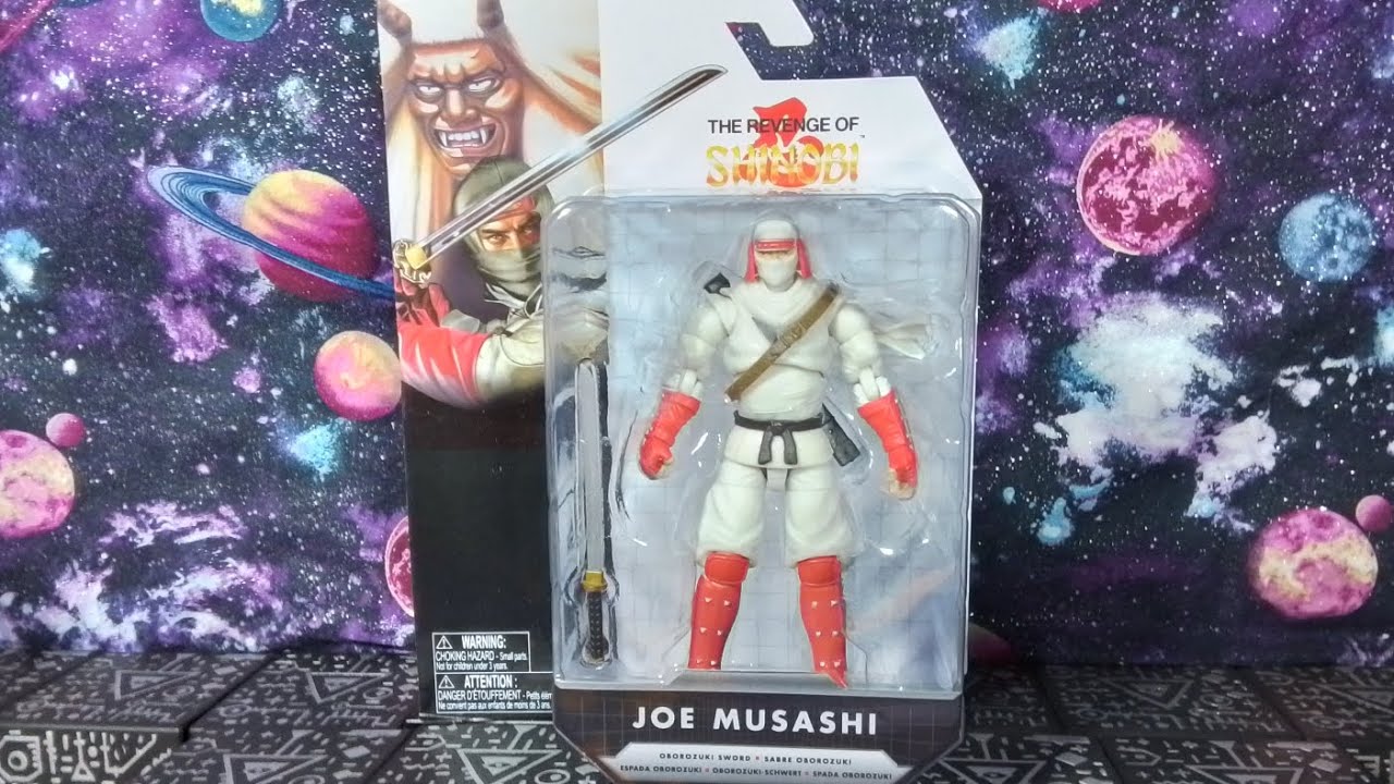 The Revenge of Shinobi Joe Musashi Jakks Pacific Sega Video Game Action Figure