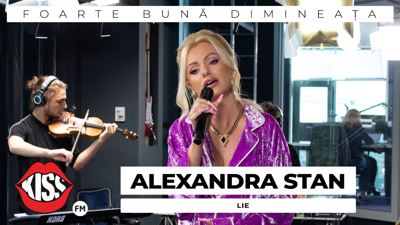 ALEXANDRA STAN - Lie (Live @ Foarte Bună Dimineața)
