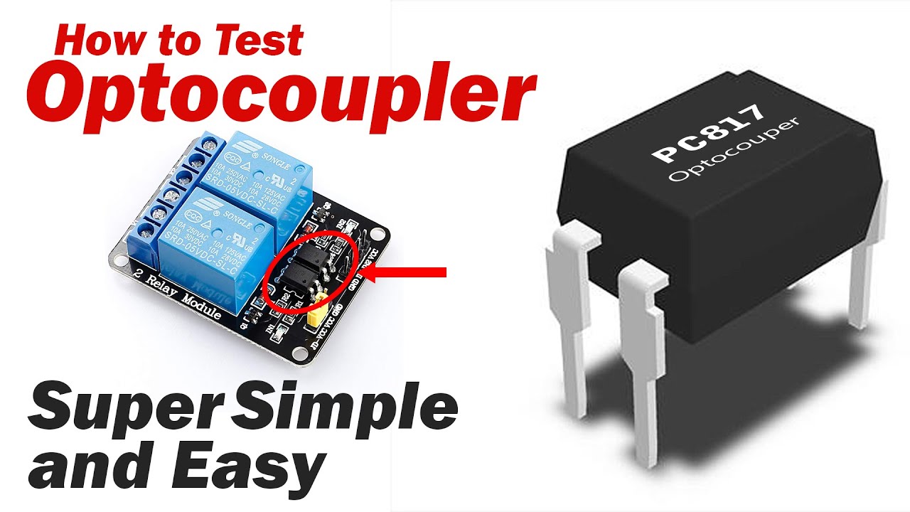 How to Test Optocoupler, super simple and easy | PC817 | Protues Simulation