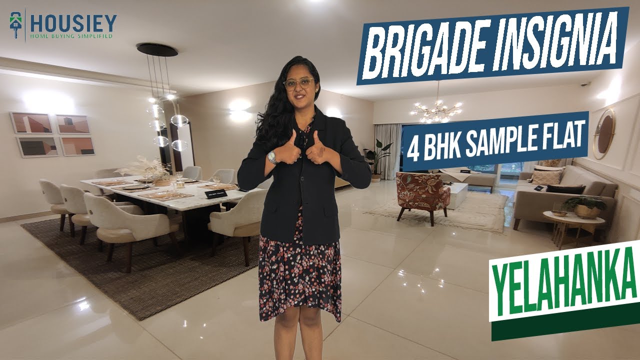 Brigade Insignia Model Flat | 4 Bhk Tour [2025] | Brigade Yelahanka Project