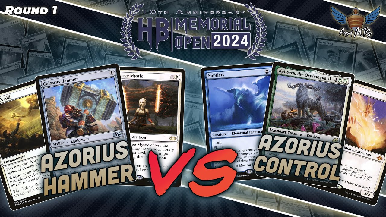 MTG Modern | Azorius Hammer vs Azorius Control | Hunter Burton Memorial Open | Round 1
