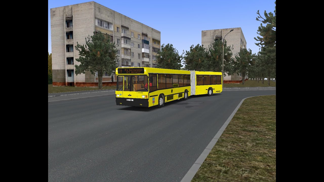 Omsi 2 Новобобруйск Маршрут 19 МАЗ 105.065 2009 Года