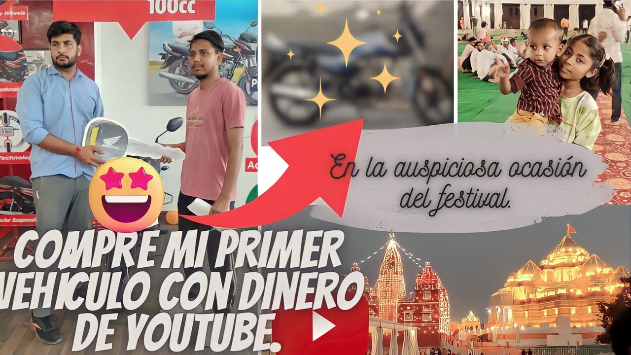 COMPRÉ MI PRIMER VEHÍCULO CON DINERO DE YOUTUBE 🤗 + Festival + La reacción de mi hijo