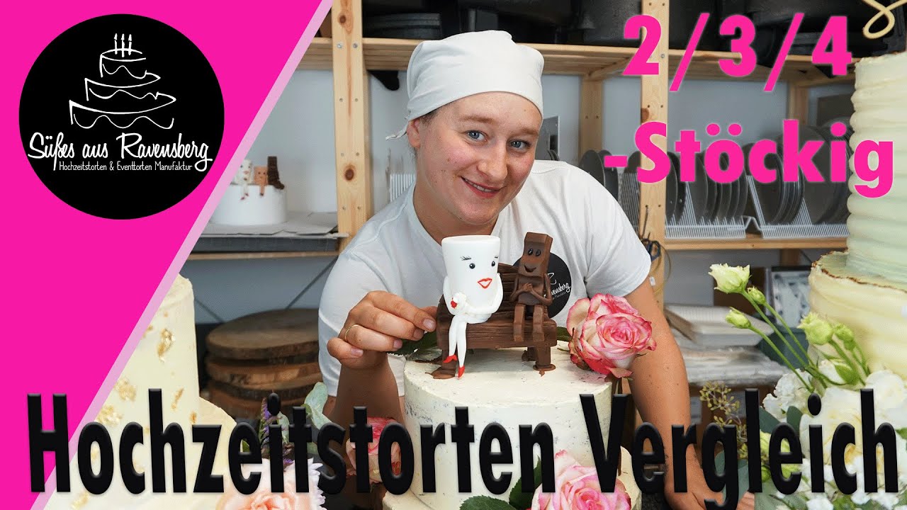 Hochzeitstorten Vergleich/Vorstellung Teil1 👩‍🍳 / Bielefelder Hochzeitstortenmanufaktur