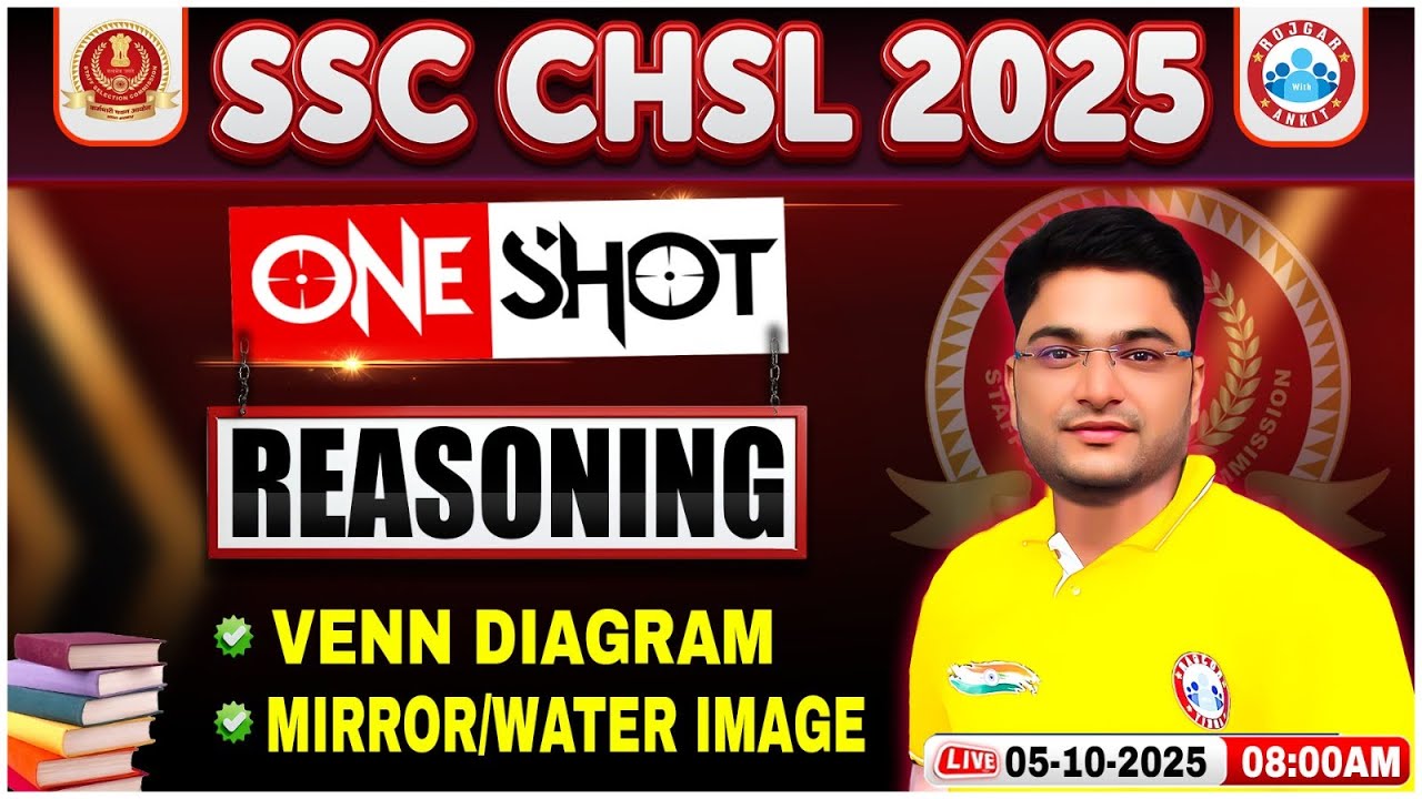 SSC CHSL Reasoning Classes 2025 | SSC CHSL Reasoning One Shot #6 | Reasoning By Shobhit Sir