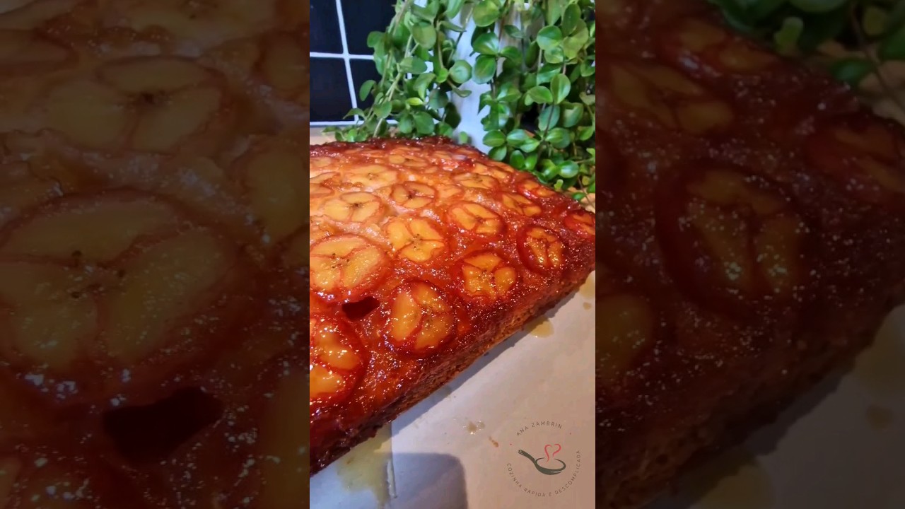Bolo de banana caramelada🍌