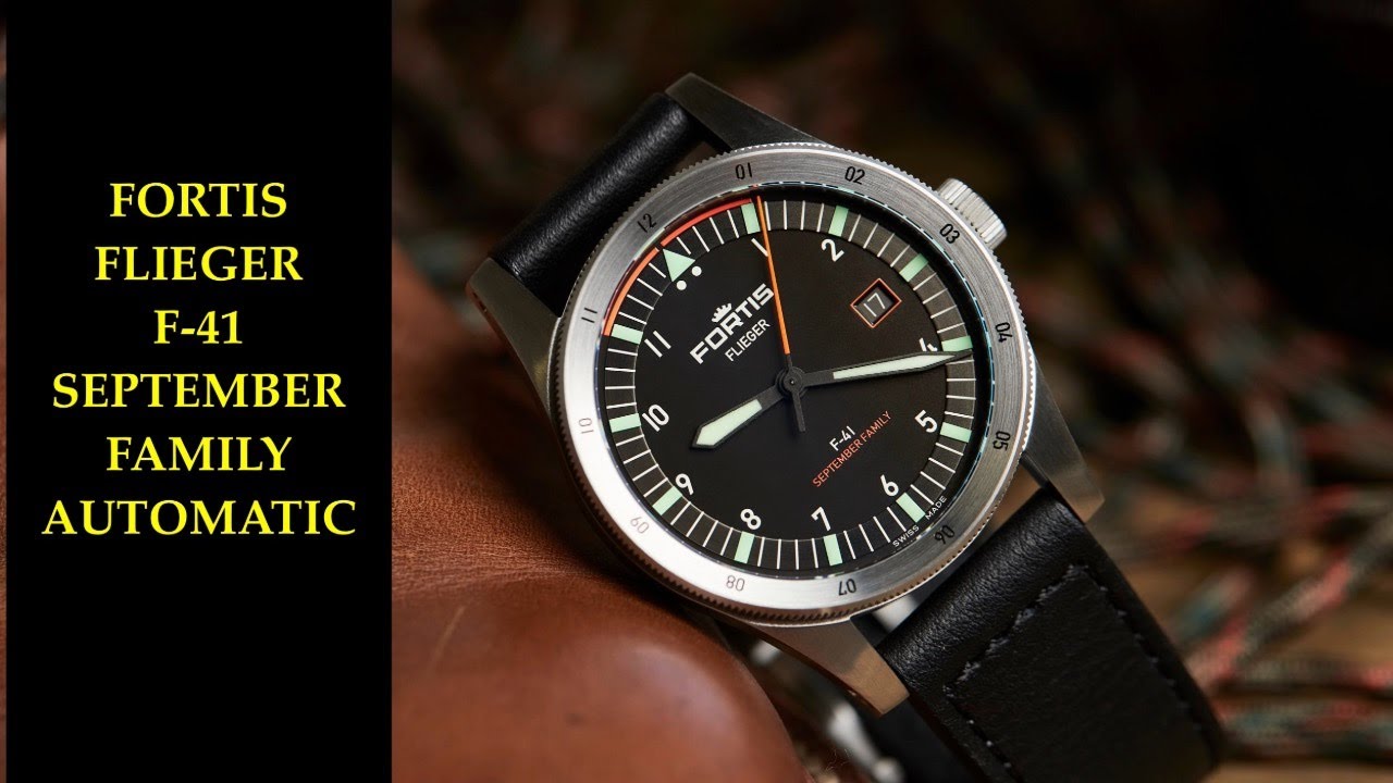 Fortis F-41 Flieger September Family Automatic F.422.0009 Watch | Review Valjoux Relogios