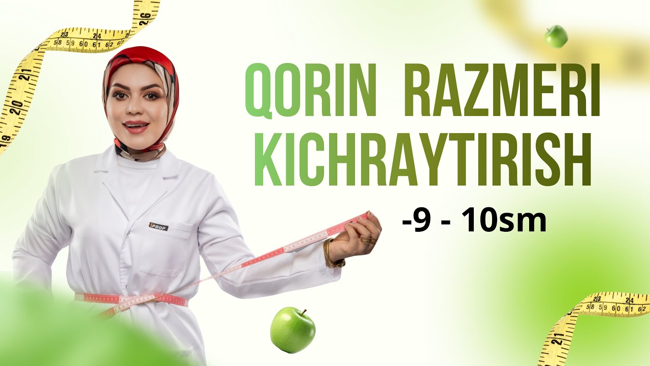 QORIN RAZMERINI KICHRAYTIRISH!