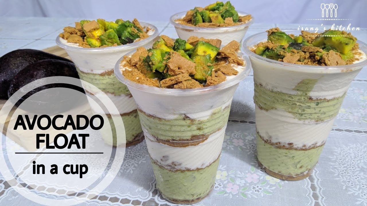 AVOCADO GRAHAM FLOAT IN A CUP| HOW TO MAKE AVOCADO FLOAT| EASY FLOAT DESSERT