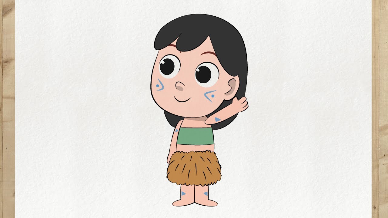 Como desenhar a CAIPORA do Folclore passo a passo MUITO FÁCIL e rápido (Para Iniciantes)