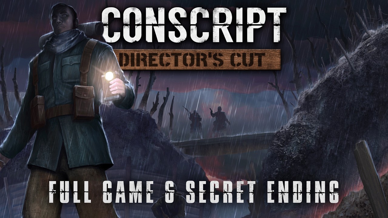 CONSCRIPT: Director's Cut | Full Game Walkthrough - Secret Ending | 4K/60FPS No Commentary Longplay